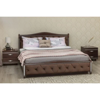 Bed "Provence" with soft backrest and lifting mechanism